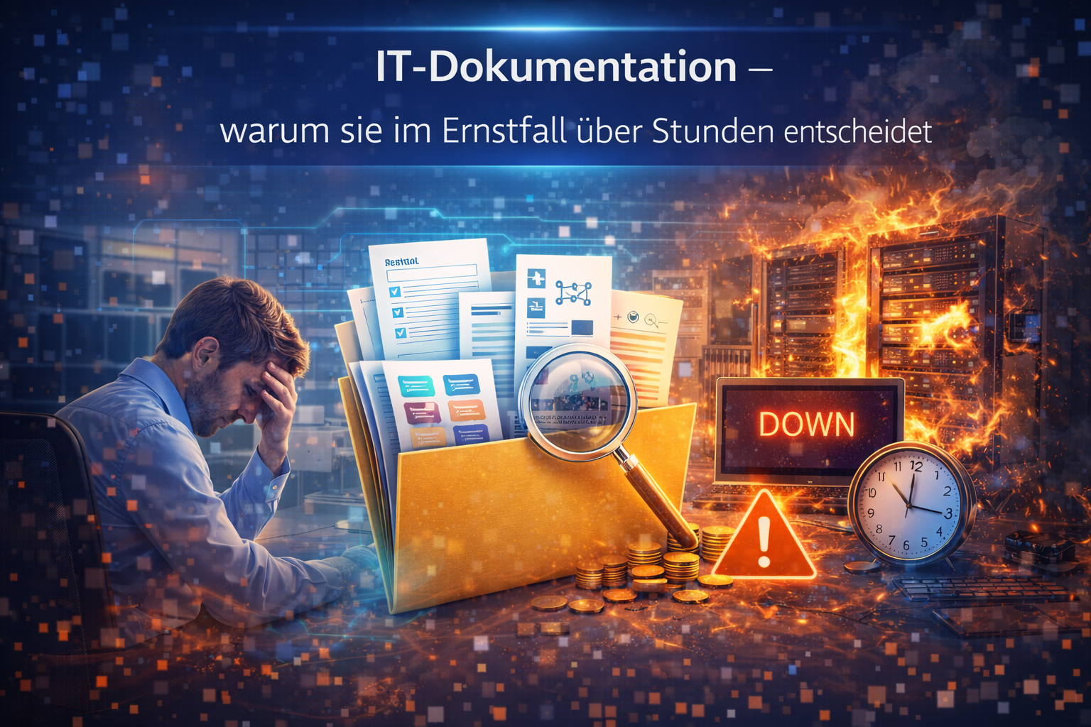 IT-Dokumentation – warum sie im Ernstfall über Stunden entscheidet