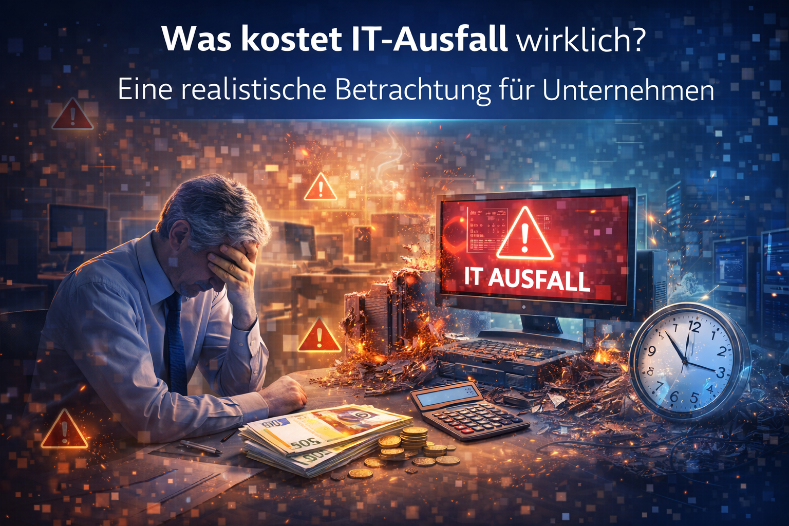 Was kostet IT-Ausfall wirklich? Eine realistische Betrachtung für Unternehmen